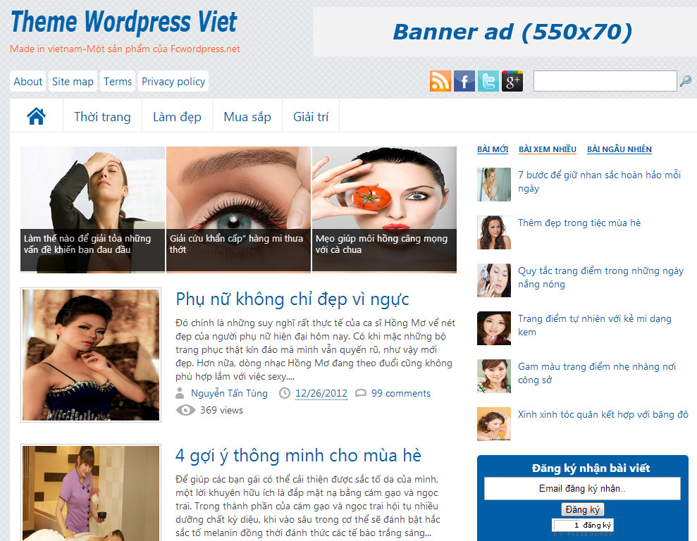hướng dẫn thiết kế theme wordpress