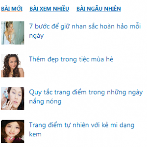 Tìm hiểu phần tab