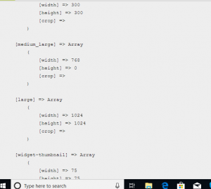 Get All Image Size Wordpress