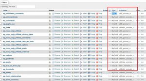 Unknown Table Engine Innodb