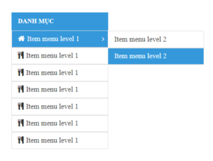 Css Vertical Menu Danh Muc