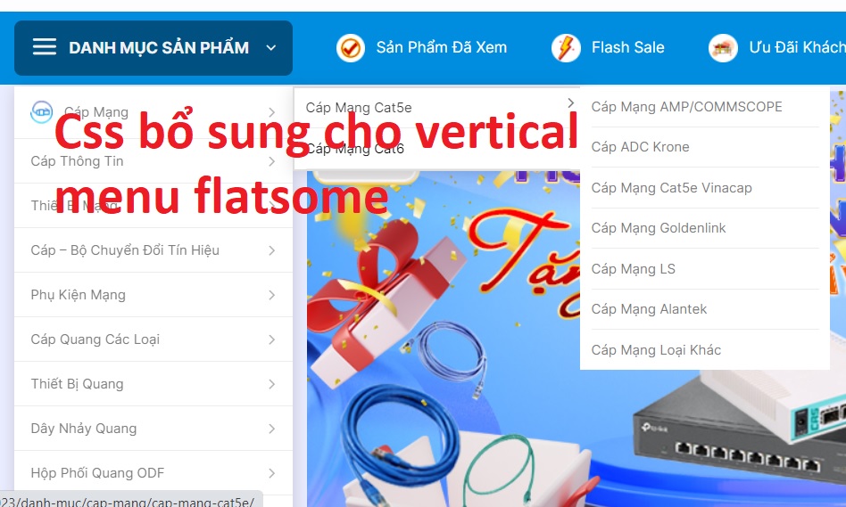 Css bổ sung cho vertical menu flatsome